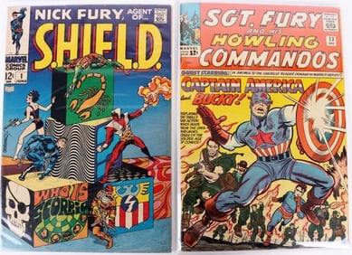 NICK FURY AGENT OF SHIELD #1 & SGT FURY #13 COMICS