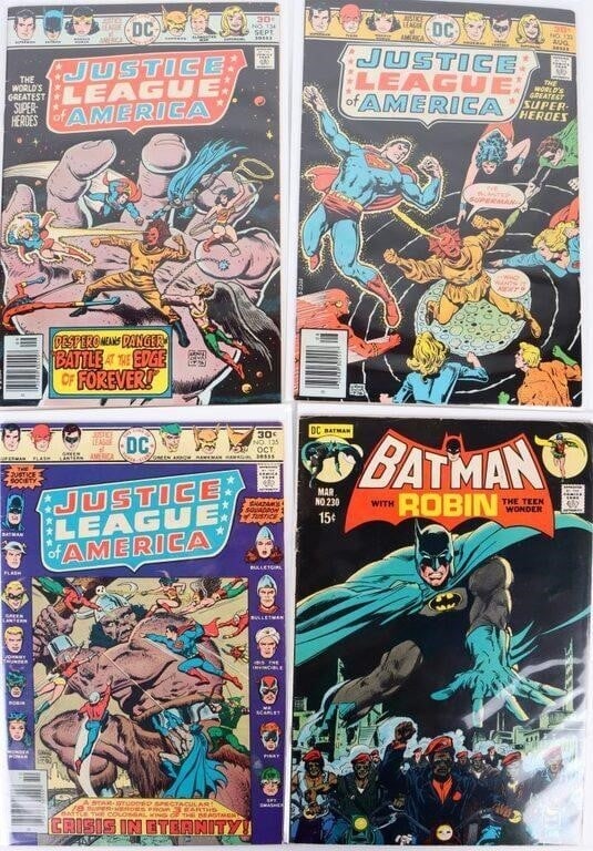NM BRONZE AGE DC COMICS LOT OF 4 (1 of 5)