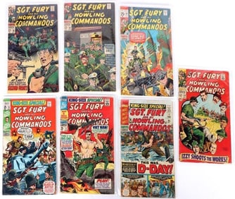 SGT FURY & HIS HOWLING COMMANDOS LOT OF 7