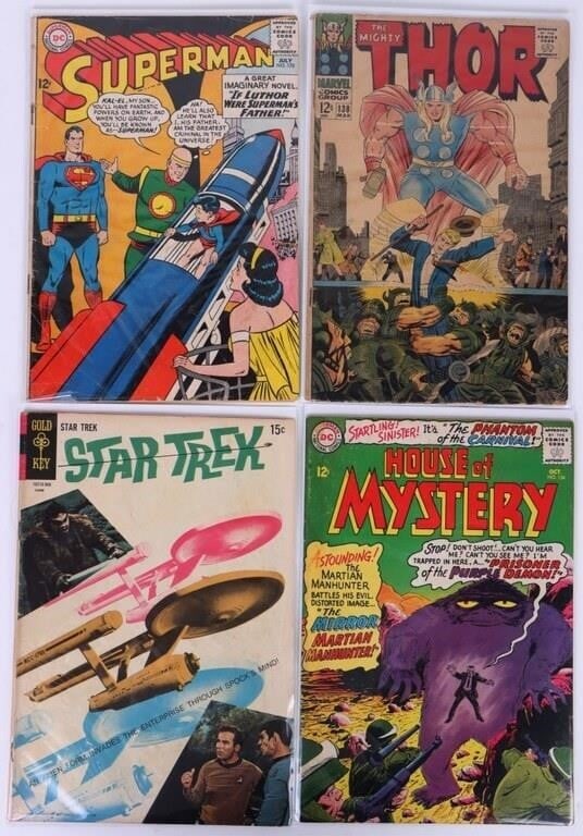 SMALL LOT OF SILVER AGE COMICS VARIOUS ISSUES (1 of 5)
