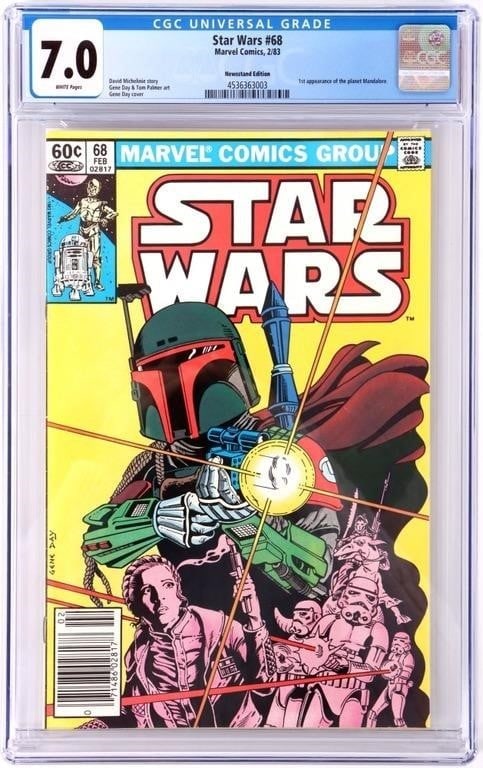 STAR WARS #68 - 1ST APP. PLANET MANDALORE CGC 7.0 (1 of 4)