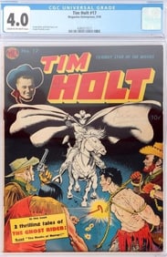 TIM HOLT #17 FRANK FRAZETTA COVER CGC GRADE 4.0