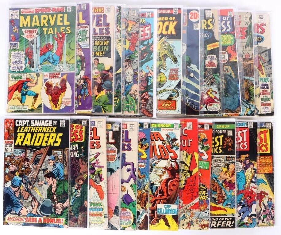VARIOUS MARVEL & DC COMIC BOOKS LOT OF 23 (1 of 3)