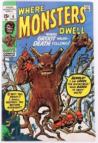 WHERE MONSTERS DWELL #6 1ST APEARANCE OF GROOT