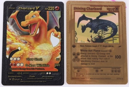 1ST EDITION SHINING CHARIZARD GOLD FOIL 107/105