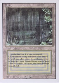 MAGIC THE GATHERING REVISED EDITION BAYOU