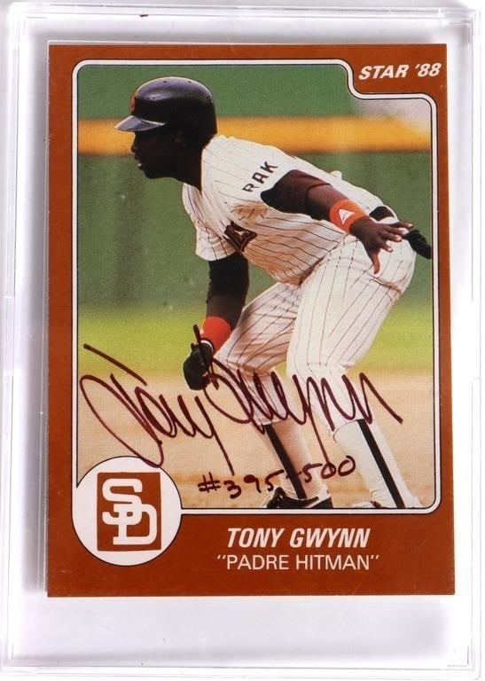 SIGNED TONY GWYNN 'PADRE HITMAN' #395/500 (1 of 3)