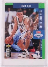 JASON KIDD 1994-95 ROOKIE SIGNED CARD #408