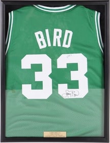 LARRY BIRD #33 AUTOGRAPHED JERSEY PSA CERT