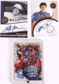 AUTOGRAPHED NASCAR COLLECTOR CARDS LOT OF 3