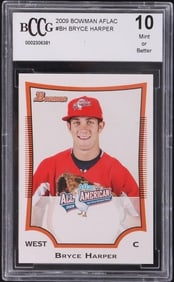 2009 BRYCE HARPER #BH BCCG 10 MINT BOWMAN AFLAC