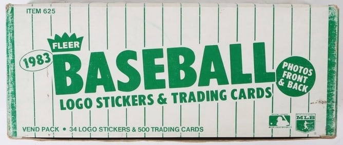 1983 FLEER BASEBALL STICKERS & TRADING CARDS SET