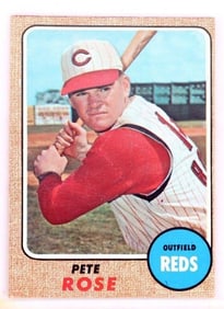 PETE ROSE 1968 TOPPS CARD #230 EXCELLENT CONDITION