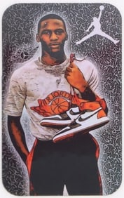 1984 MICHAEL JORDAN NIKE AIR ROOKIE REFRACTOR CARD