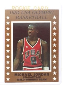 RARE TEAM USA OLYMPIC MICHAEL JORDAN ROOKIE CARD