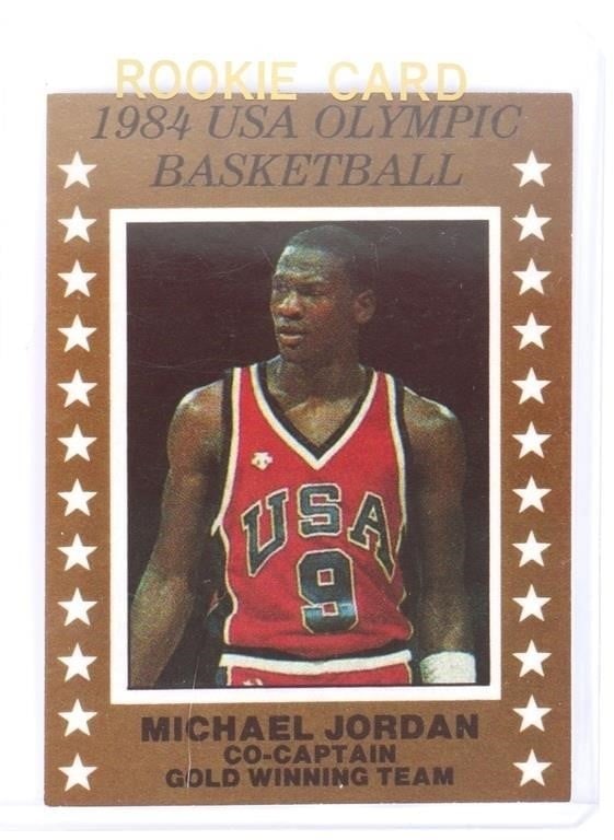 RARE TEAM USA OLYMPIC MICHAEL JORDAN ROOKIE CARD (1 of 2)