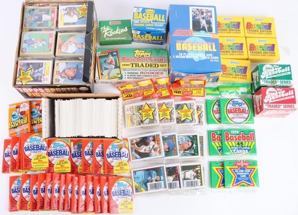 1987-1990 MLB SPORTS CARDS SUPER COLLECTION (1 of 9)