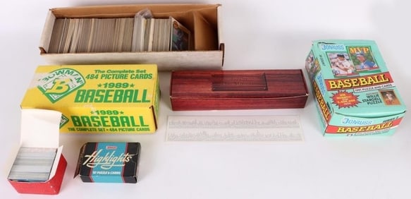 70's-90's BASEBALL/FOOTBALL TRADING CARD BOXES