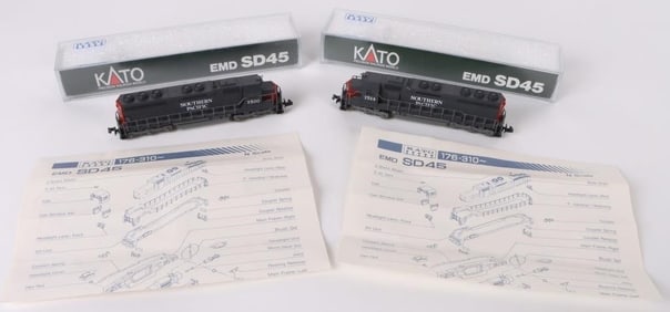 KATO N GAUGE EMD SD45 SOUTHERN PACIFIC MODELS - 2