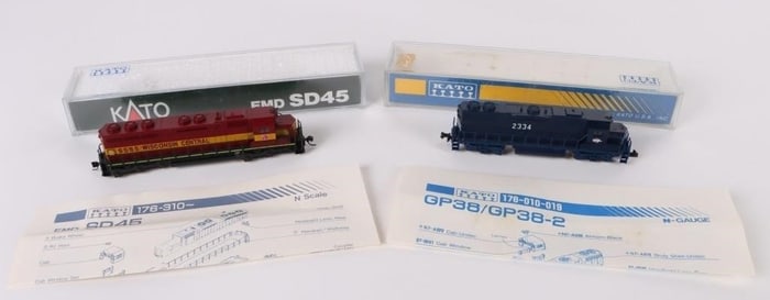 KATO N GAUGE PRECISION RAILROAD MODELS - (2)