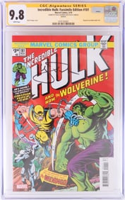 HULK #181 REPRINT CGC 9.8 SIGNED HUGH JACKMAN