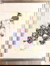 LEON BAKST ORIGINAL MIXED MEDIA BALLET 'LA PERI'