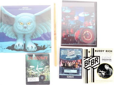 NEIL PEART RUSH AUTOGRAPHS & MEMORABILIA