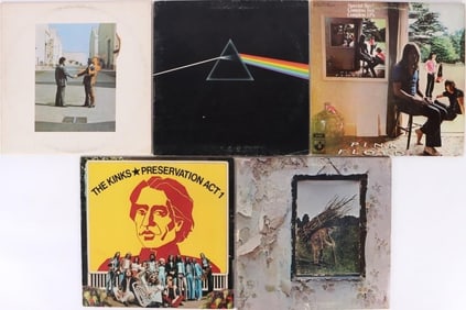 PINK FLOYD VARIOUS VINYL RECORDS LOT OF 4