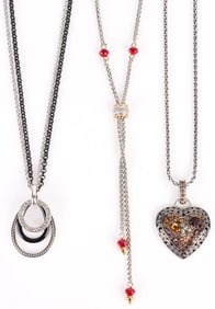 BRIGHTON STERLING SILVER PLATED LADIES NECKLACES