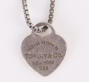 PLEASE RETURN TO TIFFANY & CO SMALL HEART PENDANT