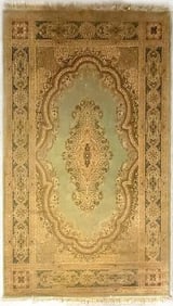 LARGE ORNATE PERSIAN HAND-KNOTTED AREA RUG