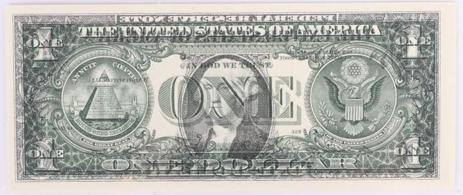 2009 SERIES $1 FRONT STAMP ON BACK ERROR BANKNOTE