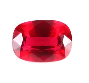 12.35CT CUSHION-CUT RED RUBY LOOSE GEMSTONE
