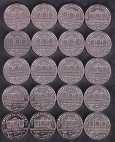 FINE SILVER 1,50 EURO R. OST. 1OZT COIN ROLL OF 20