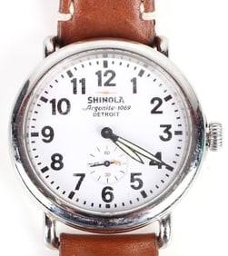 SHINOLA ARGONITE-1069 CREAM SAPPHIRE MENS WATCH
