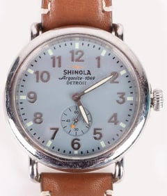 SHINOLA ARGONITE-1069 GRAY SAPPHIRE MENS WATCH