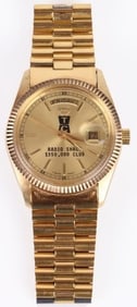 JULES JURGENSEN TC RADIO SHACK GOLD TONE WATCH