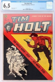 TIM HOLT #21 FRANK FRAZETTA COVER CGC GRADE 6.5
