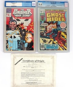 GHOST RIDER & PUNISHER CGC COLLECTION LOT (2)