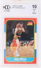 VTG 1986-87 BCCG GRADE 10 FLEER #77 CHRIS MULLIN