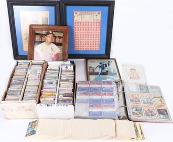 ASSORTED 1970-2000'S BASEBALL CARD/COLLECTIBLE LOT