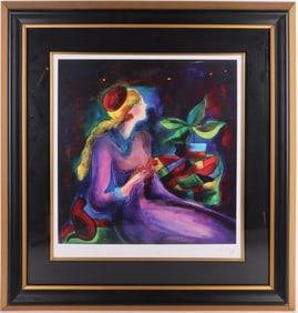 LE KINFF 'PASSING TIME W/ MAX' SERIOGRAPH SIGNED