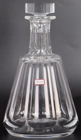BACCARAT 9' FRENCH CRYSTAL GLASS DECANTER