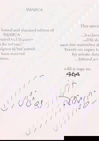 IMAJICA CLIVE BARKER SIGNED LIMITED 1ST EDITION (1 of 7)