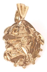 10K GOLD GEORGIA BULLDOGS PENDANT