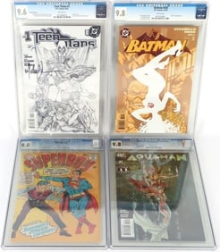 DC COMICS GRADED SUPER MODERN COLLECTION (4)