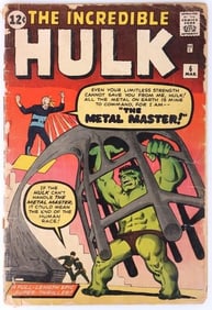 INCREDIBLE HULK #6- 1ST APPEARANCE OF METAL MASTER