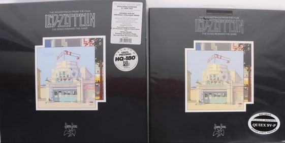 LED ZEPPELIN THE SONG REMAINS THE SAME 6 LP LOT