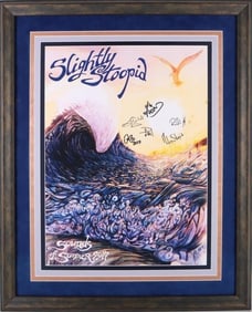 SLIGHTLY STOOPID AUTOGRAPHED ART PRINT POSTER