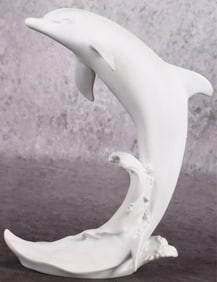 KAISER BISQUE PORCELAIN DOLPHIN GERMAN MADE